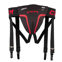 Раковина с подтяжками CCM Jock Combo SR black/red