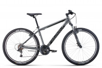 Велосипед Forward APACHE 27.5 1.0 CLASSIC серый/черный 17" (2022)