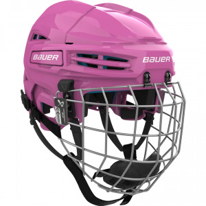 Шлем с маской Bauer Prodigy 2.0 Combo YTH pink (1064828) 