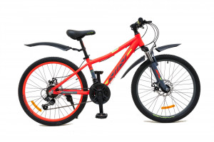 Велосипед Wind ReFlex 24&quot; красно-серый, рама 13.5&quot; (2022) 