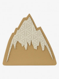 Наклейка Burton Foam Mats Mountain Logo