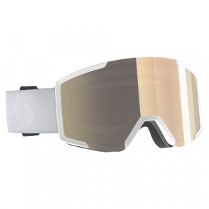 Маска Scott Shield Goggle Light Sensitive mineral white/light sensitive bronze chrome 