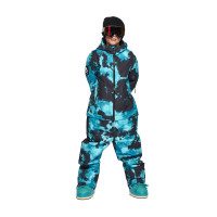 Комбинезон детский Oneskee Mini Turquoise Tie Dye (2024)