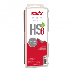 Парафин Swix HS8 Red, 180 г -4°C/+4°C 