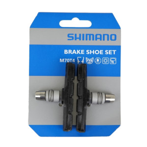 Тормозные колодки Shimano, для v-brake, M70T4, пара 