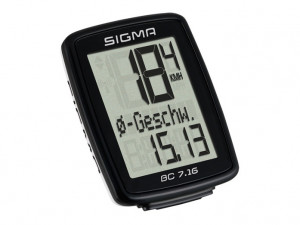 Велокомпьютер Sigma BC 7.16 4-007160 7 функций, черный 