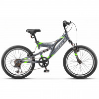 Велосипед Stels Mustang V 20" Z010 (м) серый рама: 13" (2025)