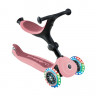 Самокат-трансформер Globber Go Up Active Lights 360° пастельно-розовый - Самокат-трансформер Globber Go Up Active Lights 360° пастельно-розовый