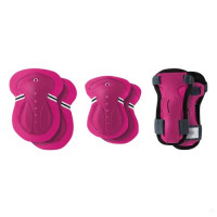 Комплект защиты Globber Junior Protective XS фуксия
