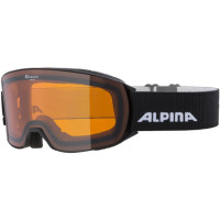 Очки горнолыжные Alpina Nakiska Black Matt (2023)