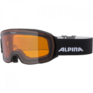 Очки горнолыжные Alpina Nakiska Black Matt (2023) 