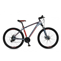Велосипед Wind K2 27.5" серо-красный рама: 17"