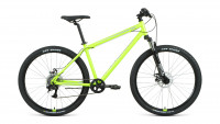 Велосипед Forward Sporting 27.5 2.2 disc ярко-зеленый/серый (2021)