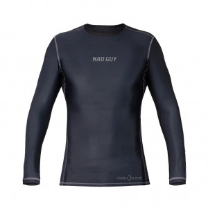 Футболка компрессионная с длинным рукавом Mad Guy Flex SR черная 