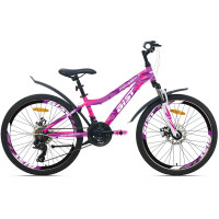 Велосипед Aist Rosy Junior 2.1 24" розовый/фиолетовый рама: OS (2026)