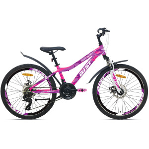 Велосипед Aist Rosy Junior 2.1 24" розовый/фиолетовый рама: OS (2026) 