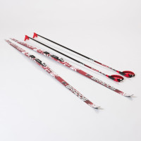 Комплект беговых лыж Brados NNN (Rottefella) - 200 Step XT Tour Red