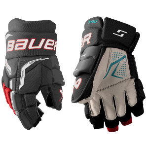 Перчатки Bauer Supreme F40 Pro S26 JR black/red (1067169) 