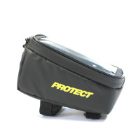 Велосумка на раму Protect с отделением для смартфона 19x10x10 см черная