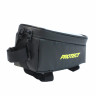 Велосумка на раму Protect с отделением для смартфона 19x10x10 см черная - Велосумка на раму Protect с отделением для смартфона 19x10x10 см черная
