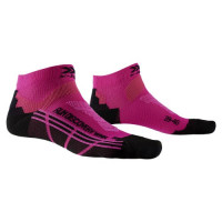 Носки женские X-Socks Run Discovery WMN flamingo pink/opal black P043