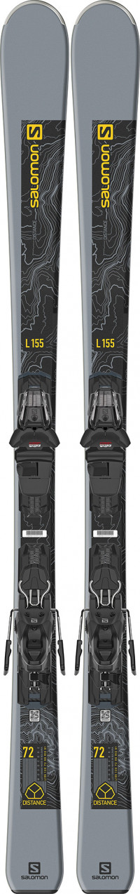 Горные лыжи Salomon E Distance 72 + M10 GW (2022)