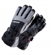 Перчатки подростковые Zanier GAP.ZX JU 22-black (черные с серым)