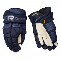 Перчатки CCM Tacks XR Ghost SR navy/navy Перчатки CCM Tacks XR Ghost SR navy/navy