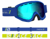 Маска Salomon JUKE Race blue/Univ. Mid Blue детская (2021)