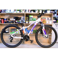 Велосипед Stark Viva 27.2 HD белый/фиолетовый рама: 18" (Демо-товар, состояние идеальное)