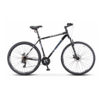 Велосипед Stels Navigator-700 MD 27.5" F020 черный/белый (2021)