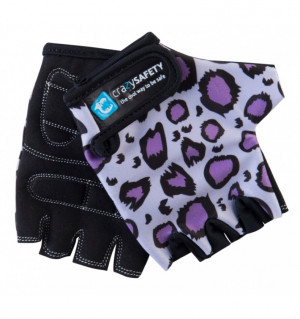 Перчатки Crazy Safety Purple Leopard 