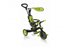 Трехколесный велосипед-беговел Globber Trike Explorer (4 IN 1) зеленый 
