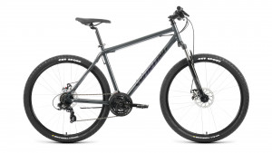 Велосипед Forward SPORTING 27,5 2.0 D темно-серый/черный 17&quot; (2022) 