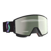 Маска Scott React AMP Pro black/aurora green/AMP white chrome S2
