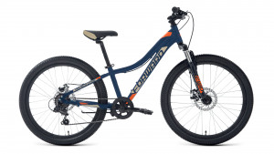 Велосипед Forward Twister 24 2.0 D темно-синий/оранжевый рама 12&quot; (2022) 