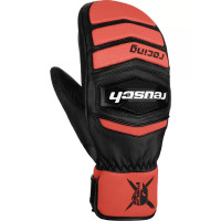 Варежки Reusch Worldcup Warrior GS Junior Mitten black/silver/fluo red