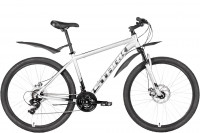 Велосипед Stark Indy 27.1 D серебристый/серый/белый (2020)