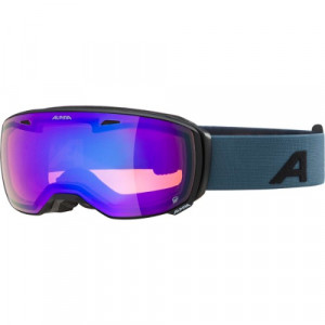 Маска Alpina Estetica Q black-dirtblue matt/Q blue sph. S2 