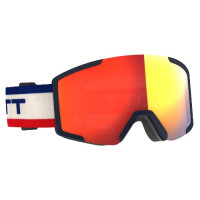 Маска Scott Shield Goggle Light Sensitive beige/blue/light sensitive red chrome