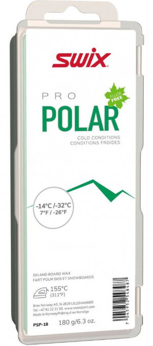 Парафин Swix Polar, 180 г -14°C/-32°C 