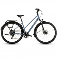Велосипед Cube Touring One Trapeze 28" bluebird´n´grey рама: 50 см (2026)