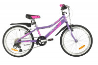 Велосипед Novatrack Alice 20" светло-фиолетовый (2021)