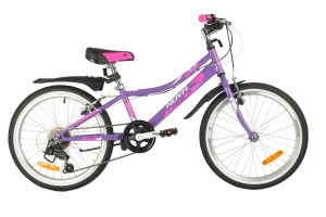 Велосипед Novatrack Alice 20&quot; светло-фиолетовый (2021) 