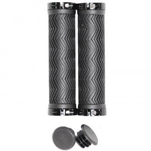 Ручки на руль Horst H240 00-170474 130мм резиновые черные 