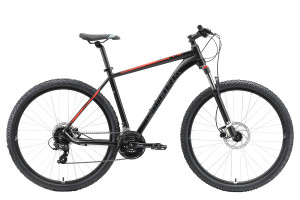Велосипед Stark Router 29.3 HD черный/красный Рама: 18&quot; (2022) 