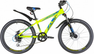 Велосипед Novatrack Extreme HD 24&quot; зеленый рама: 11&quot; (2020) 