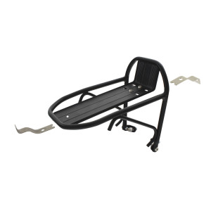 Багажник M-Wave Mini F+R 5-440454 24-28&quot; передний/задний до 9 кг, крепление к тормозам V-брейк, алюминий, черный 