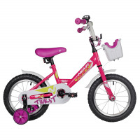 Велосипед Novatrack Twist 14" розовый (2025)