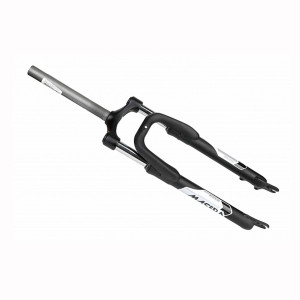 Вилка STELS CH-386A-D60-Disc ZOOM 27.5&quot; 1-1/8&quot; аморт. безрезьб. диск.торм., алюм/сталь мат. черная., шток 
